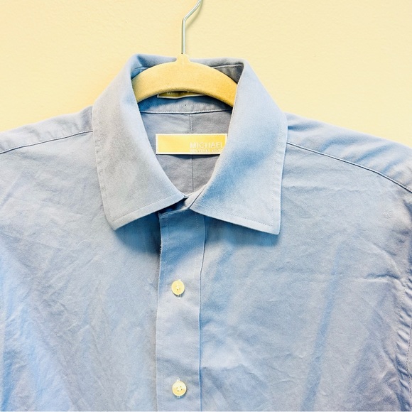 Michael Kors Blue Button Down Shirt Medium - Picture 4 of 4